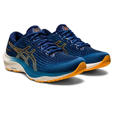 ASICS Men's Gel-Kayano LITE 3 Running Shoes, 10.5, Azure/Amber