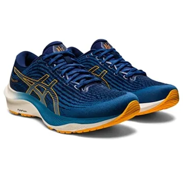 ASICS Men's Gel-Kayano LITE 3 Running Shoes, 10.5, Azure/Amber