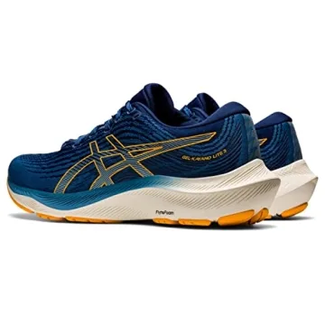 ASICS Men's Gel-Kayano LITE 3 Running Shoes, 10.5, Azure/Amber