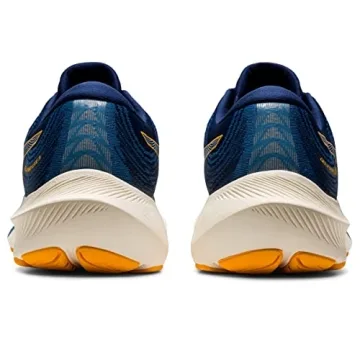 ASICS Men's Gel-Kayano LITE 3 Running Shoes, 10.5, Azure/Amber