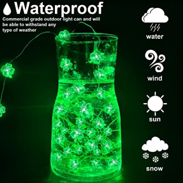 Illuminate Your St. Patrick's Day with Shamrock LED String Lights