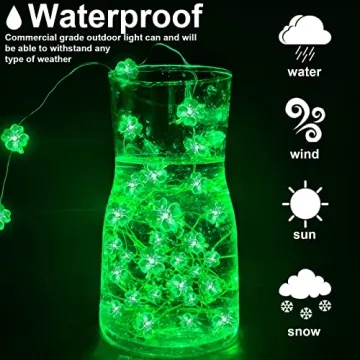 Illuminate Your St. Patrick's Day with Shamrock LED String Lights