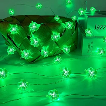Illuminate Your St. Patrick's Day with Shamrock LED String Lights
