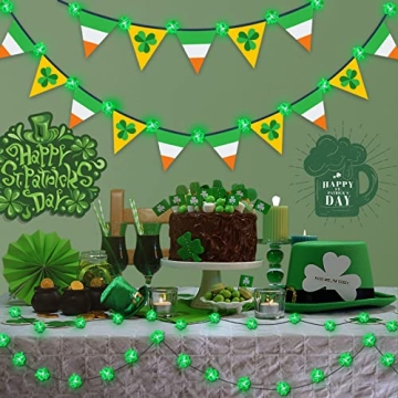 Illuminate Your St. Patrick's Day with Shamrock LED String Lights