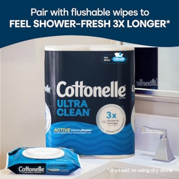 Cottonelle Ultra Clean Toilet Paper Soft Strong