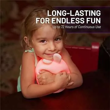 Lumipets, Night Light Kids, Kids Lamp, Kids Night Light, Baby Night Light, Toddler Night Light, Cute Night Light, Bunny Night Light for Girls, Nightlight for Kids Room, Rechargeable Battery