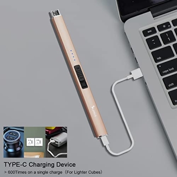 SUPRUS Electric Arc Windproof USB Rechargeable Lighter