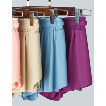 Stylish 2-in-1 Girls Butterfly Fitness Shorts Pack