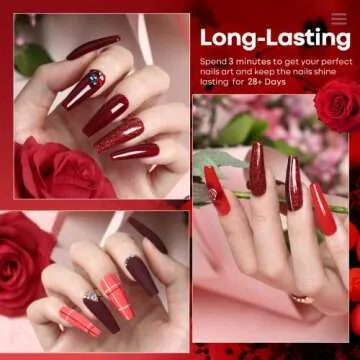 Modelones Gel Nail Polish 9 Colors - DIY Manicure Kit