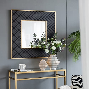 Stylish A&B Home Amber Fluted Geometric Vase for All Decor Styles