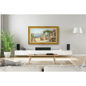 Elegant Antique Gold Frame for Samsung The Frame TV