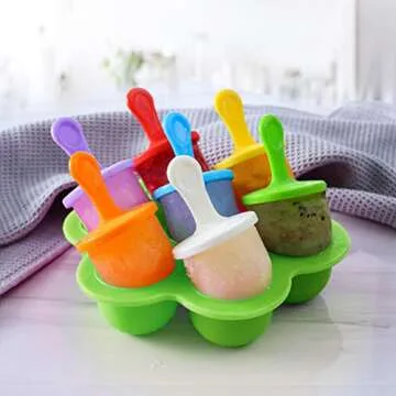 Mini Silicone Popsicle Maker for DIY Frozen Treats