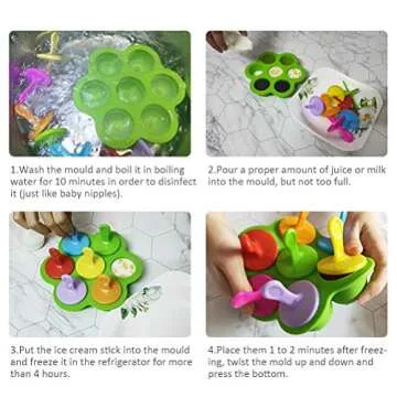 Mini Silicone Popsicle Maker for DIY Frozen Treats