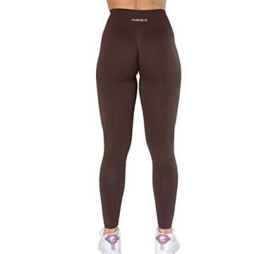 AUROLA Dream Collection Workout Leggings for Women High Waist Seamless Scrunch Athletic Running Gym ...