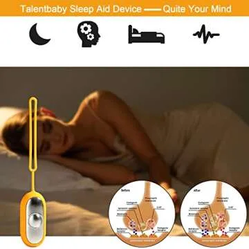 TALENTBABY Sleep Device, Compact Sleep Device, Handheld Relaxation Device,Massage Improved Sleeping Mood and Focus Attention,Small and Easy to Carry