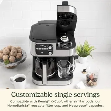 Cuisinart 4-in-1 Coffee Maker, Brew 12 Cups or Single Serve