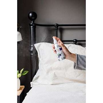 Victoria's Lavender Aromatherapy Pillow and Linen Spray - Soothing Lavender Essential Oil Mist, Bed Spray for Ultimate Aromatherapy Experience, Lavender Linen Spray for Pillow - (8 oz Sizes)