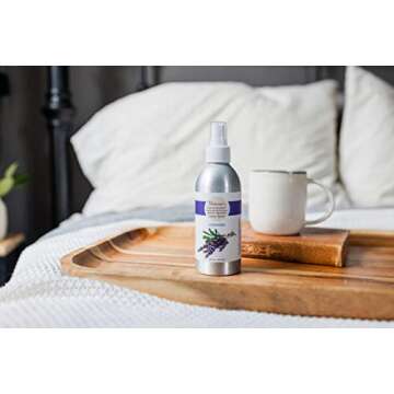 Victoria's Lavender Aromatherapy Pillow and Linen Spray - Soothing Lavender Essential Oil Mist, Bed Spray for Ultimate Aromatherapy Experience, Lavender Linen Spray for Pillow - (8 oz Sizes)