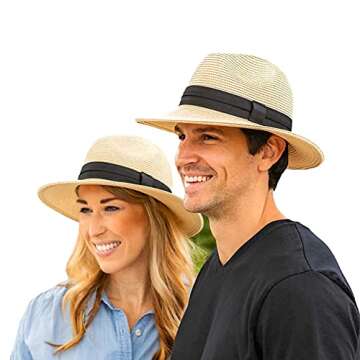 Solar Escape UV Fedora - Stylish Sun Protection Hat
