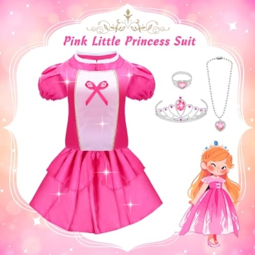 Princess Dress Up Set for Toddlers - 16 Magical Costumes