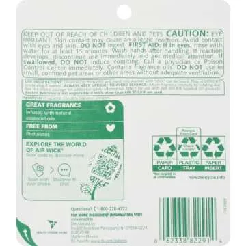 Air Wick Plug-in Scented Oil Refill, Fresh Linen, 2 ct