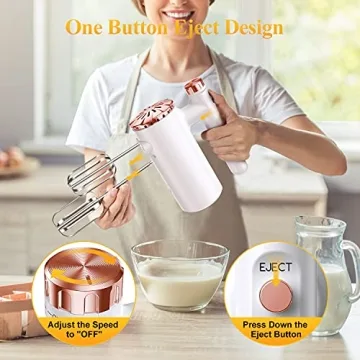 Hand Mixer Electric 500W Power for Easy Baking and Mixing