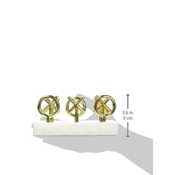 Stylish Jonathan Adler Brass Tic Tac Toe Set for Elegant Decor