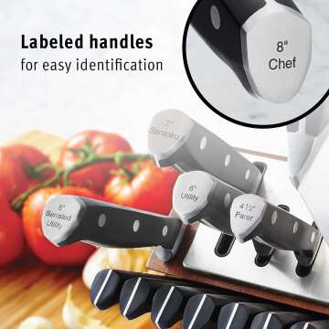 Calphalon Kitchen Knife Set with Self-Sharpening Block