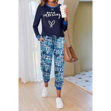 Soft & Stylish Ekouaer Women's Long Sleeve Pajama Set