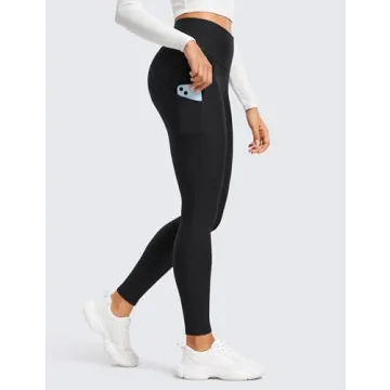 Warm CRZ YOGA Fleece Lined Leggings for Women