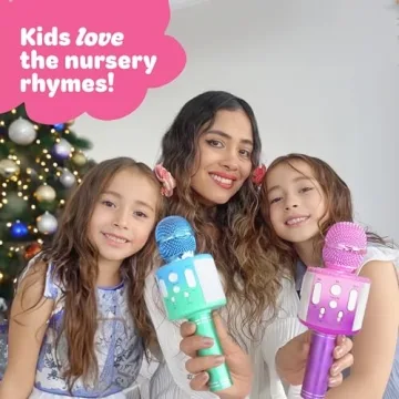 Move2Play Kids Karaoke Microphone with Bluetooth & Songs