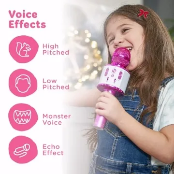 Move2Play Kids Karaoke Microphone with Bluetooth & Songs