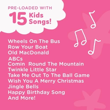 Move2Play Kids Karaoke Microphone with Bluetooth & Songs