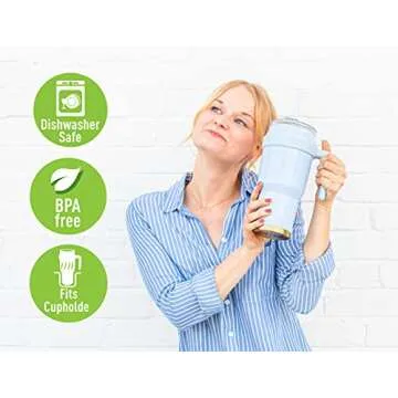 Base Brands Reduce Cold-1 Mug, 40 Oz, White