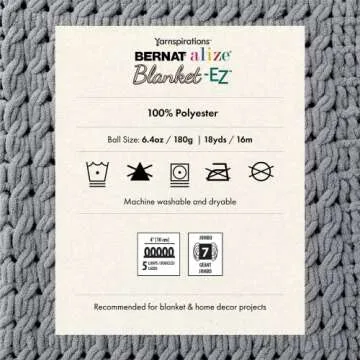 Product Name: Bernat Alize Blanket-EZ Super Soft Looped Yarn for Beginners, Hand Knitting- No Needles or Hooks Needed, White 2 Pack