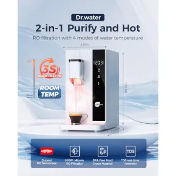 WaterFirst RO Countertop Water Filter with Instant Hot Water