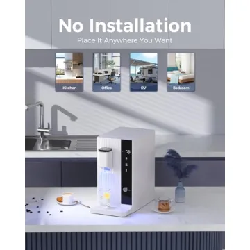 WaterFirst RO Countertop Water Filter with Instant Hot Water