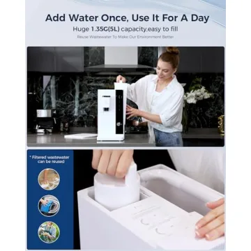 WaterFirst RO Countertop Water Filter with Instant Hot Water