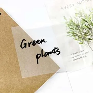 Transparent Sticky Notes, Clear Sticky Notes, 3’’ x 3’’ Translucent Sticky Notes, Waterproof See Through, 300 Sheets