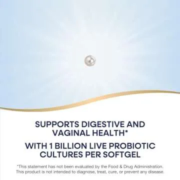 Nature's Way Women's Probiotic Pearls, Supports Vaginal and Digestive Health*, 1 Billion Live Cultures, No Refrigeration Required, 30 Softgels (Packaging May Vary)