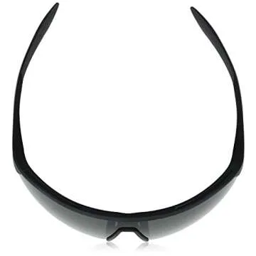 Nike Adrenaline P Polarized Rectangular Sunglasses, Matte Black, 66/15/135