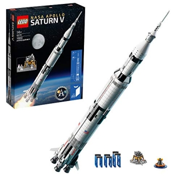 LEGO NASA Apollo Saturn V Model Set - Perfect Gift for Space Enthusiasts