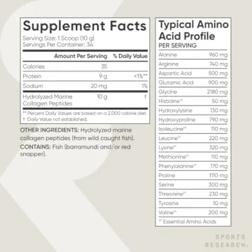 Marine Collagen Peptides for Skin & Joint Health - Unflavored