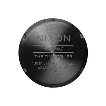 Nixon Time Teller A045 Black Women's Watch Stylish & Durable