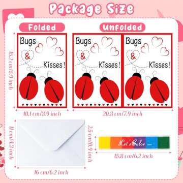 Haooryx Mother’s Day Greeting Cards - 48Pack Animal Fingerprint Mother’s Day DIY Make Your Own Thumbprint Greeting Cards Making Kits Envelop Mom Birthday Gift Wrapping School Art Activity Giftwrap