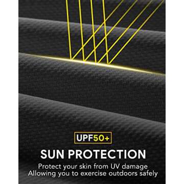 We1Fit Women's UPF 50+ Sun Protection Jacket Hoodie Sun Shirts Hiking Running Athletic Shirt Black