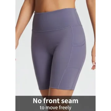 BALEAF Women's Biker Shorts with Pockets & Tummy Control