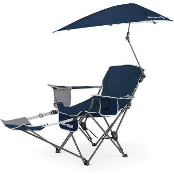 Sport-Brella Beach Chair with Adjustable Umbrella
