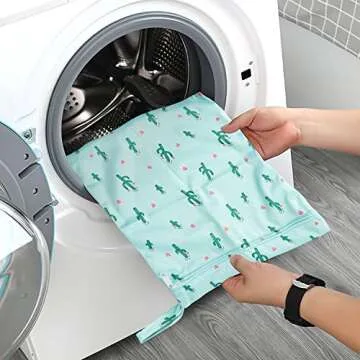 R HORSE 5Pcs Waterproof Reusable Diaper Baby Cloth Wet Dry Bags with 2 Zippered Pockets Summer Travel Beach Pool Bag with Pineapple Flamingo Cactus Pattern(3 Sizes)