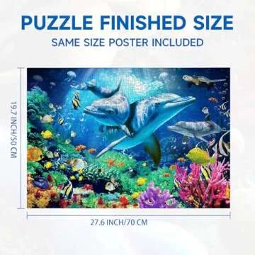 Nattork 1000 Piece Sea World Jigsaw Puzzle for Families